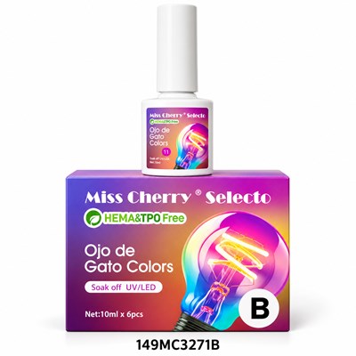 GEL OJO DE GATO COLORES MISS CHERRY B