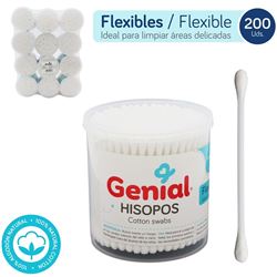 HISOPO EN CAJA 200PZA NEVADA