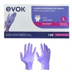 GUANTES DE NITRILO LILAC TALLA L