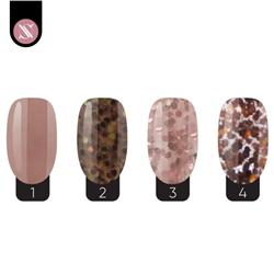 COLECCIONES STUDIO NAIL 4PZA COFFEE